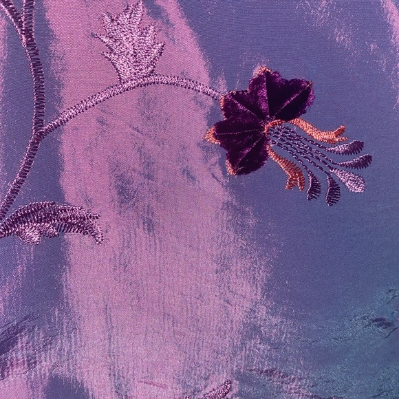 Vintage violet oriental jacket - Picture 9 of 13